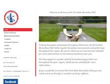 Tablet Screenshot of firststatehorseshoeclub.com